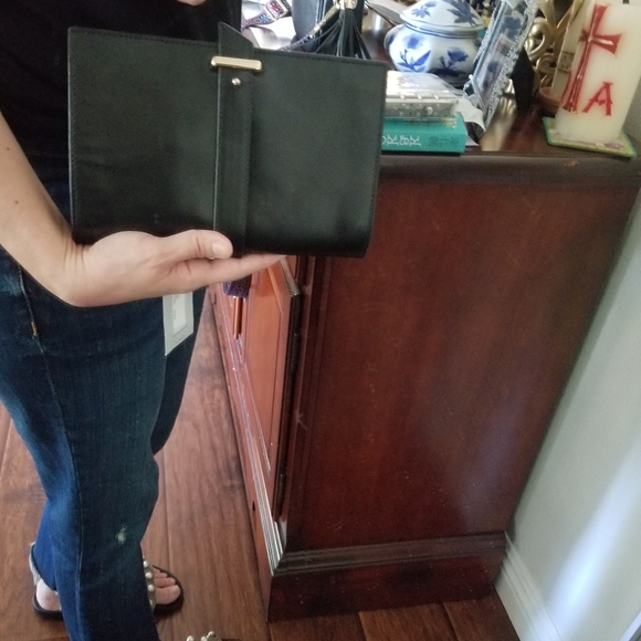 Cole Haan Vestry Black Leather Clutch - Picture 12 of 12